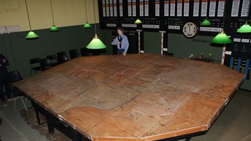 Historic Battle of Britain map protected by Inplas Fabrications