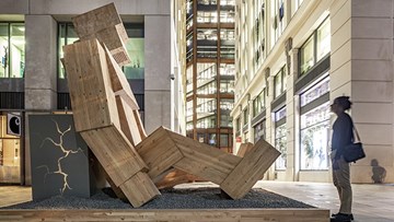 Designer Steuart Padwick Creates 16ft Sculptures in Support Of Charity ‘Time to Change’ As Part Of Designjunction2019 To Encourage Londoners To Talk About Mental Health. 