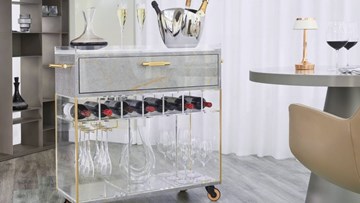 Inplas Fabrications & Quench Home Bars Celebrate Over 31 Years of Collaboration with Stunning New Wine Trolley Design